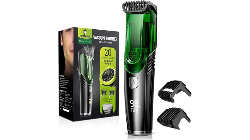 men s vacuum beard trimmer
