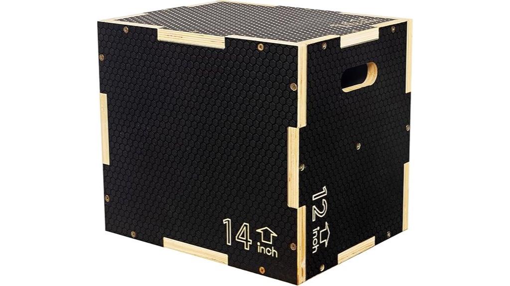 multi purpose non slip plyo box