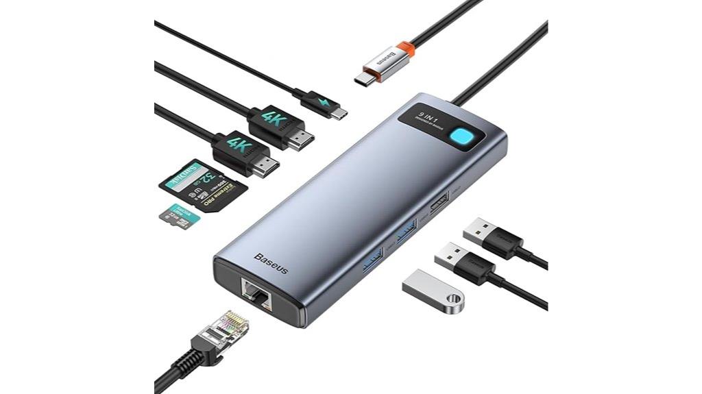 nine in one usb dock