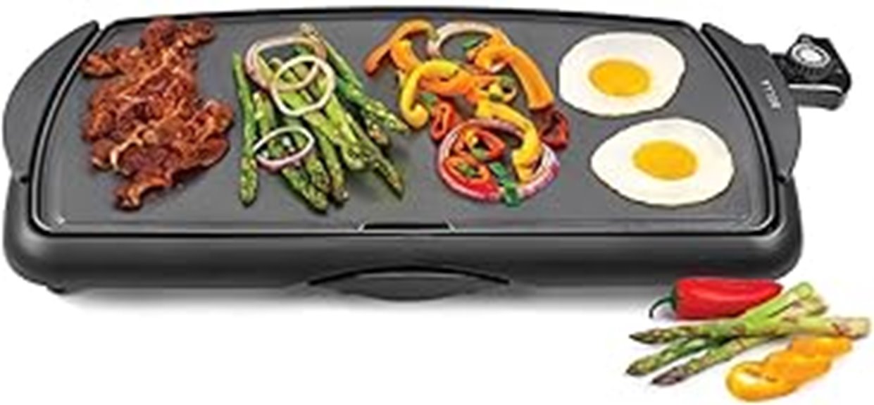 nonstick electric flat grill