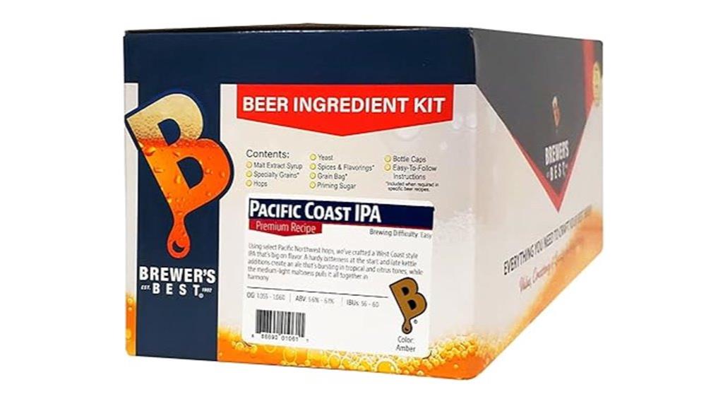 pacific coast ipa brew kit