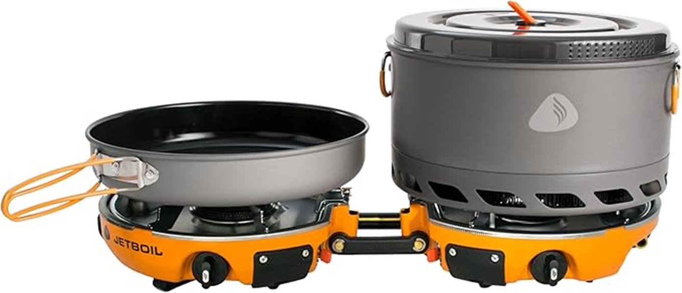 portable camping stove system