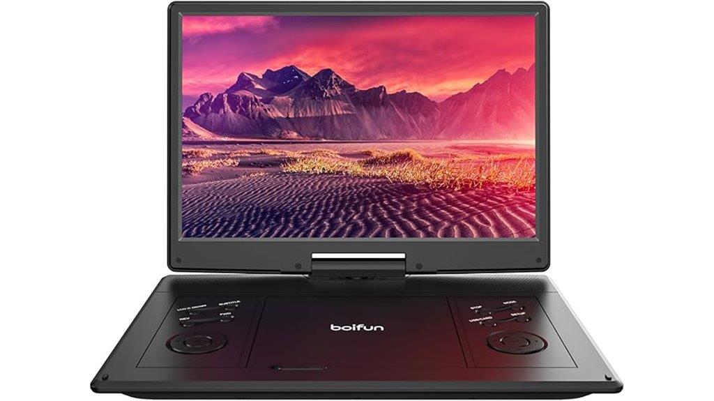 portable dvd player 15 7