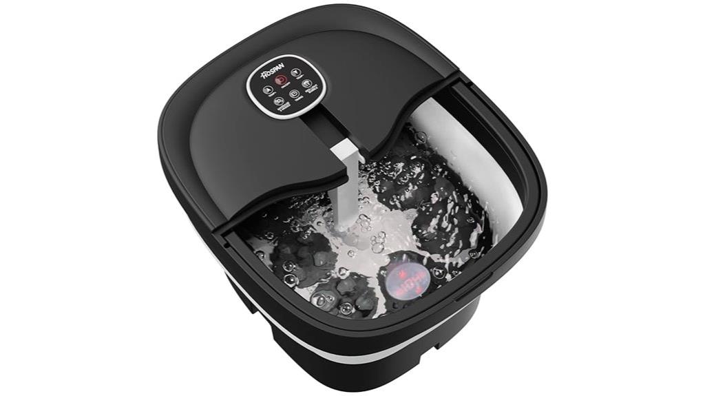 portable foot spa with features