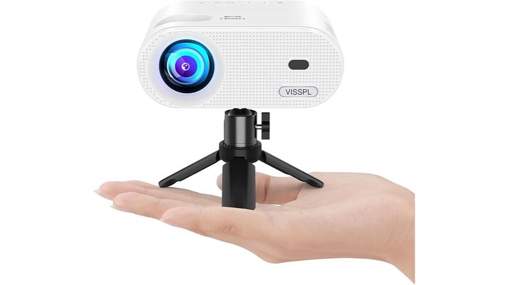 portable hd projector with tripod