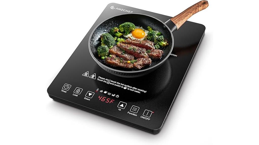 portable induction cooktop with 20 levels
