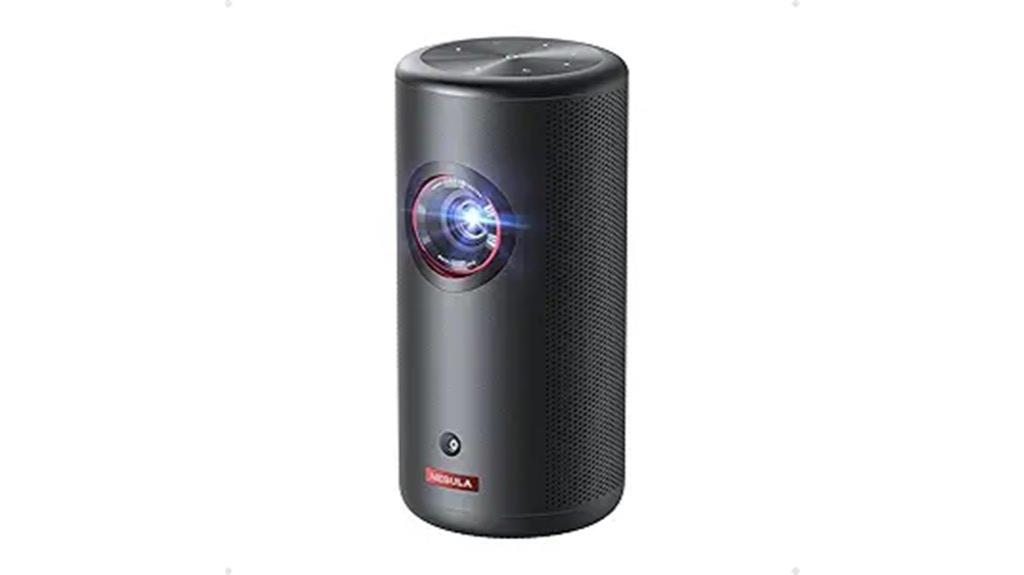 portable laser projector with google tv