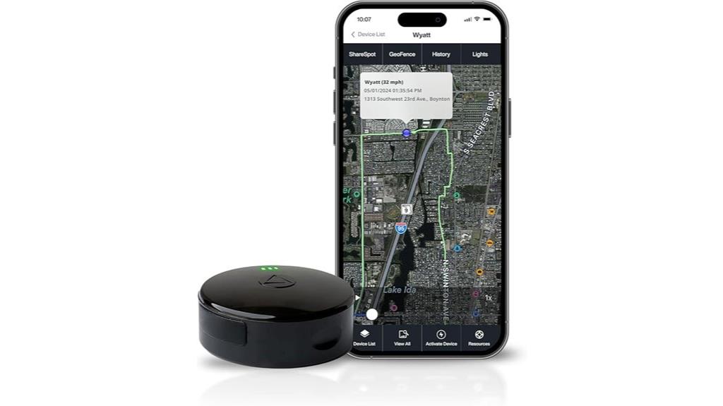 portable vehicle gps device