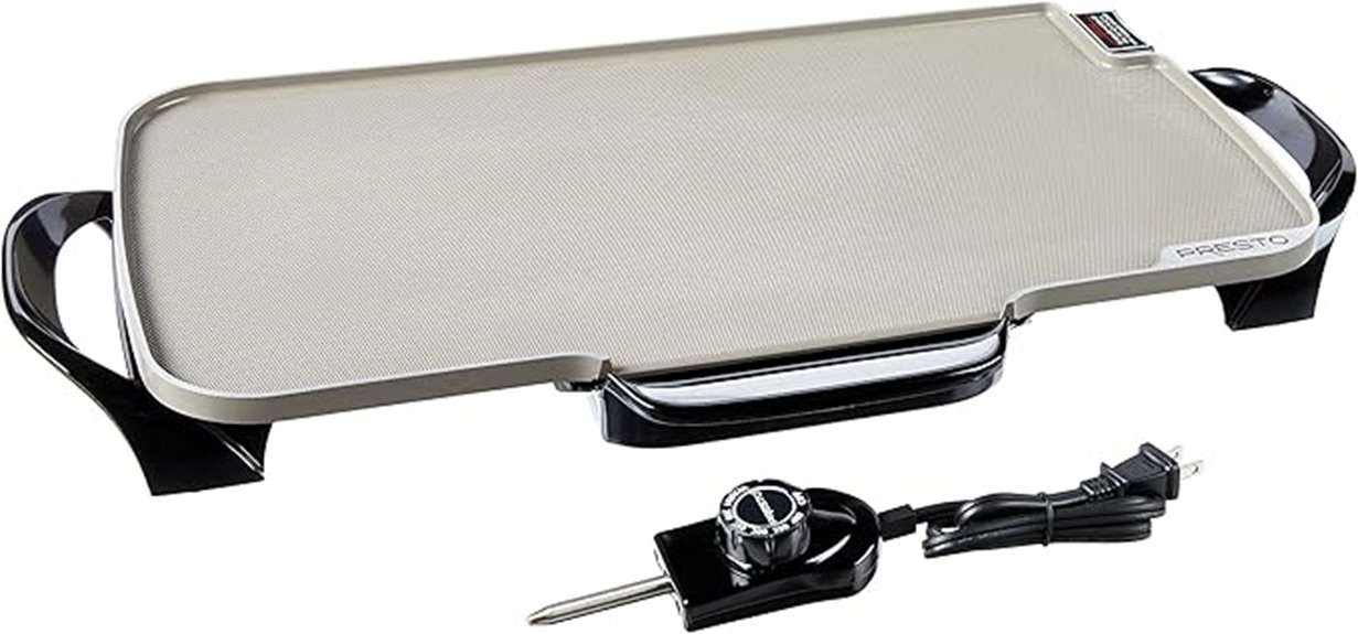 presto electric griddle handles
