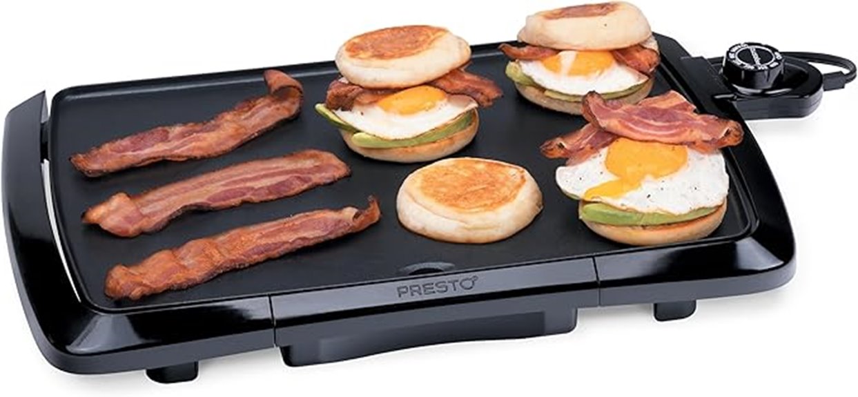 presto electric griddle model