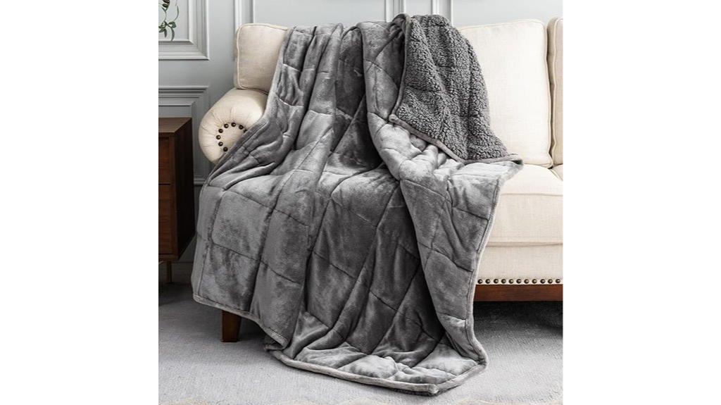 queen sized 15lb weighted blanket