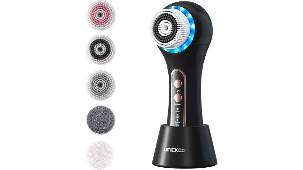 rechargeable waterproof face scrubber