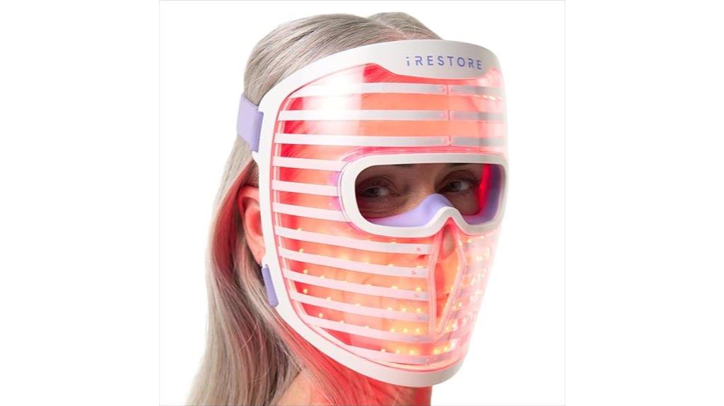 red light facial rejuvenation mask