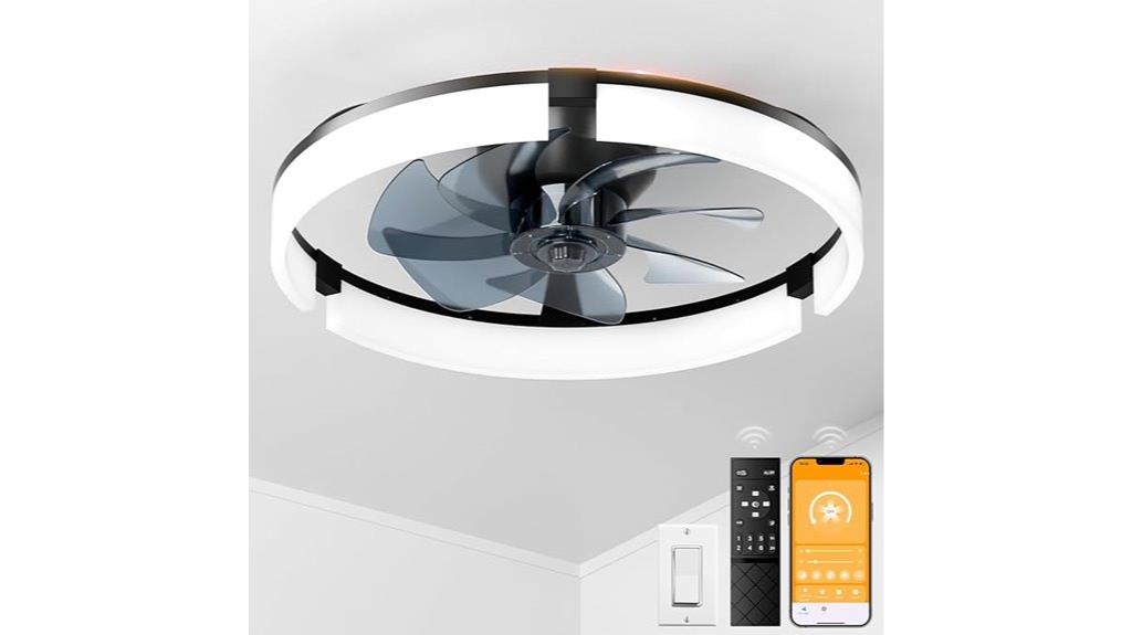 remote controlled lighted ceiling fan