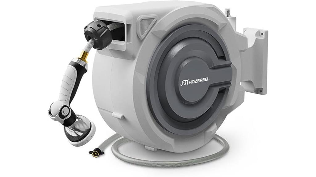 retractable garden hose reel