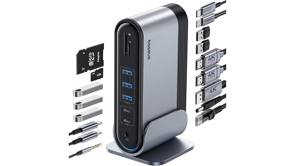 seventeen port laptop dock