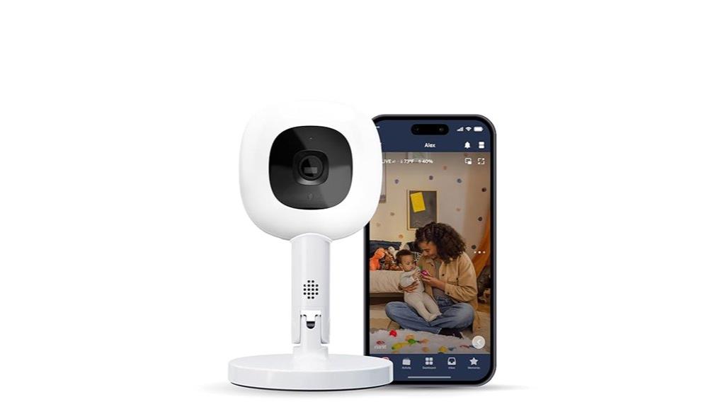 smart baby monitor with flexible stand