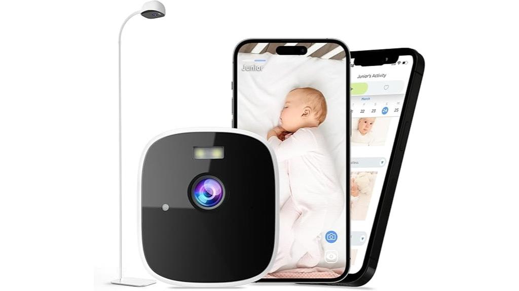 smart baby monitor with stand