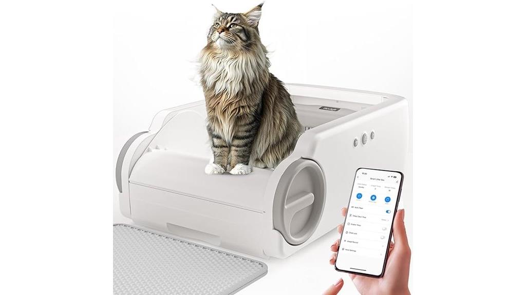 smart open top litter box