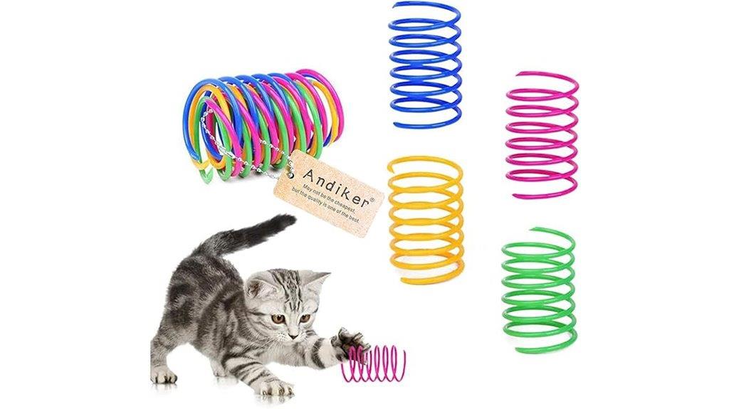 spring loaded cat toy