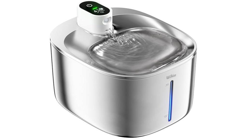 stainless steel cat fountain