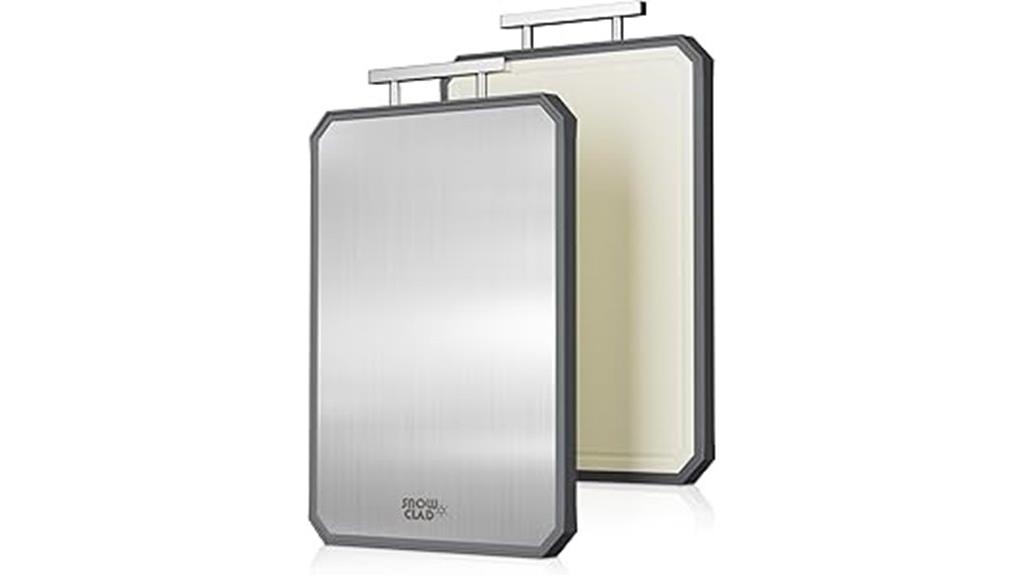 stainless steel kitchen board