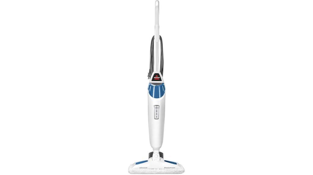 steam mop with scrubber