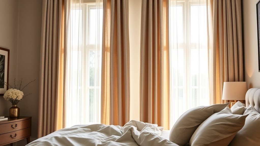 stylish blackout linen curtains