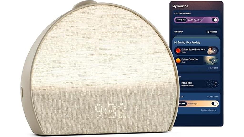 sunrise alarm clock with sound