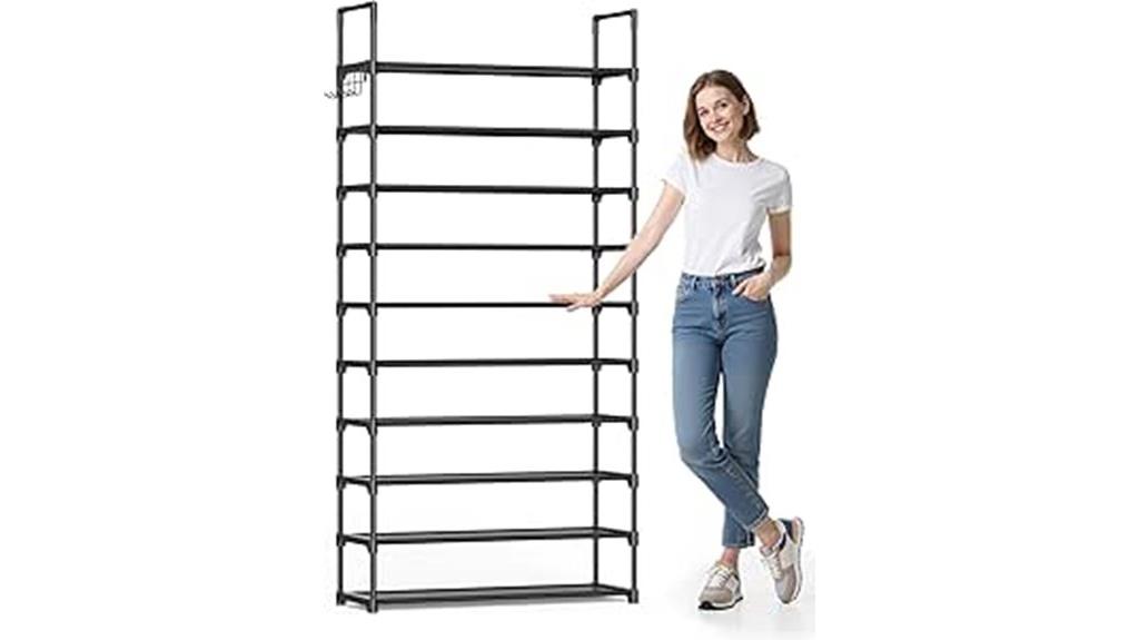 ten tier shoe organizer