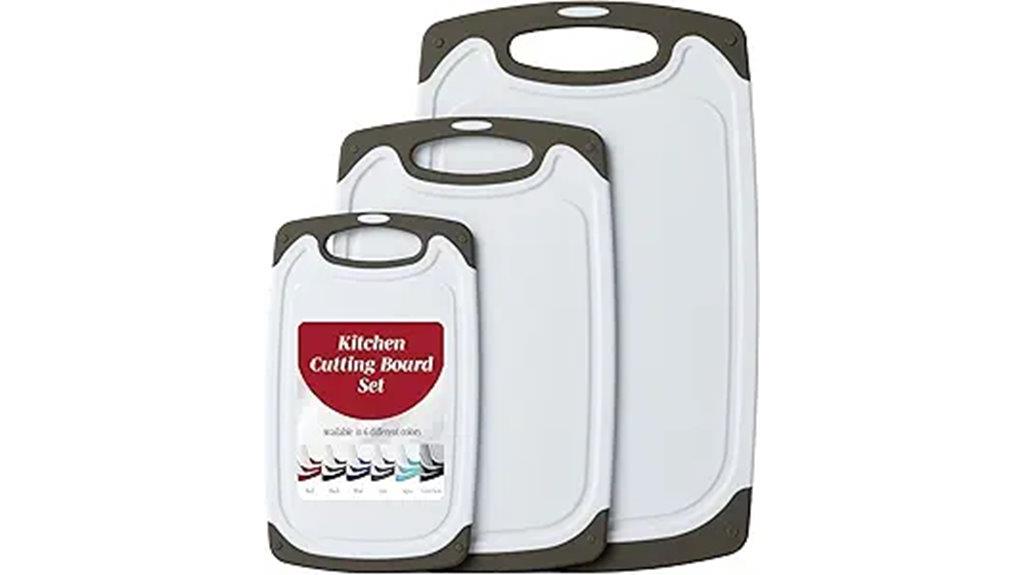 three piece kitchen cutting boards