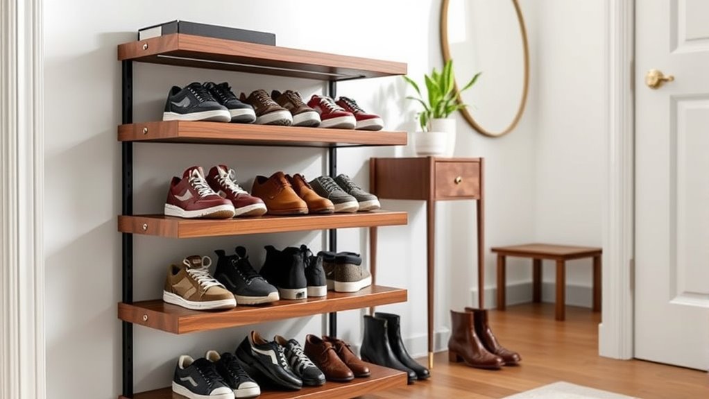 top compact shoe storage