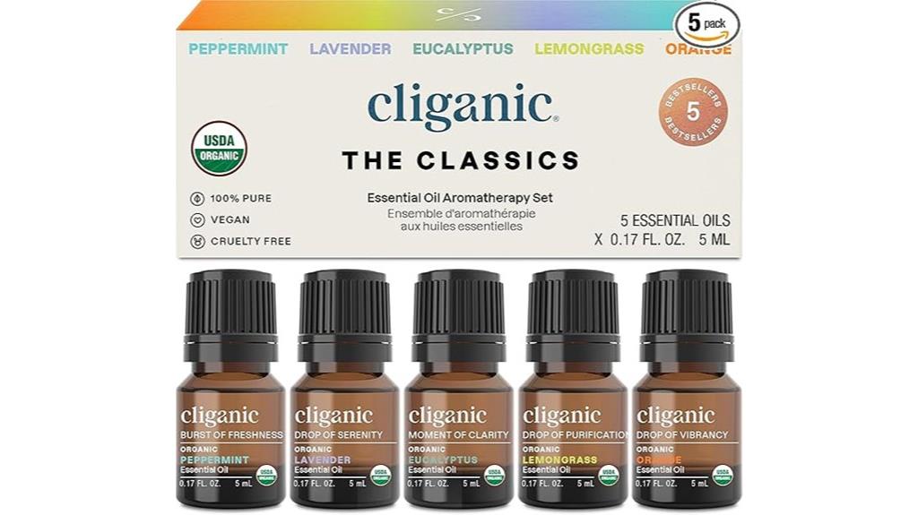 top organic essential oils