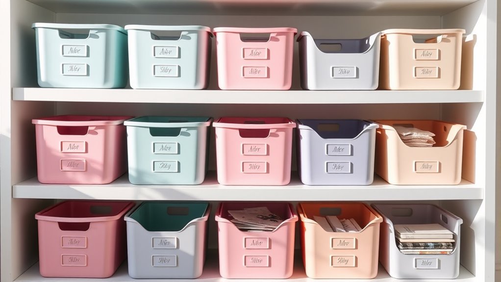top stackable storage bins