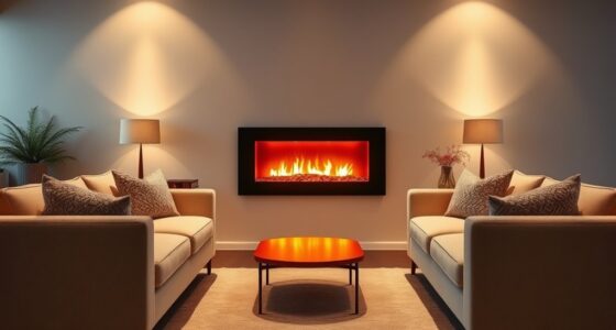 top stylish electric fireplaces