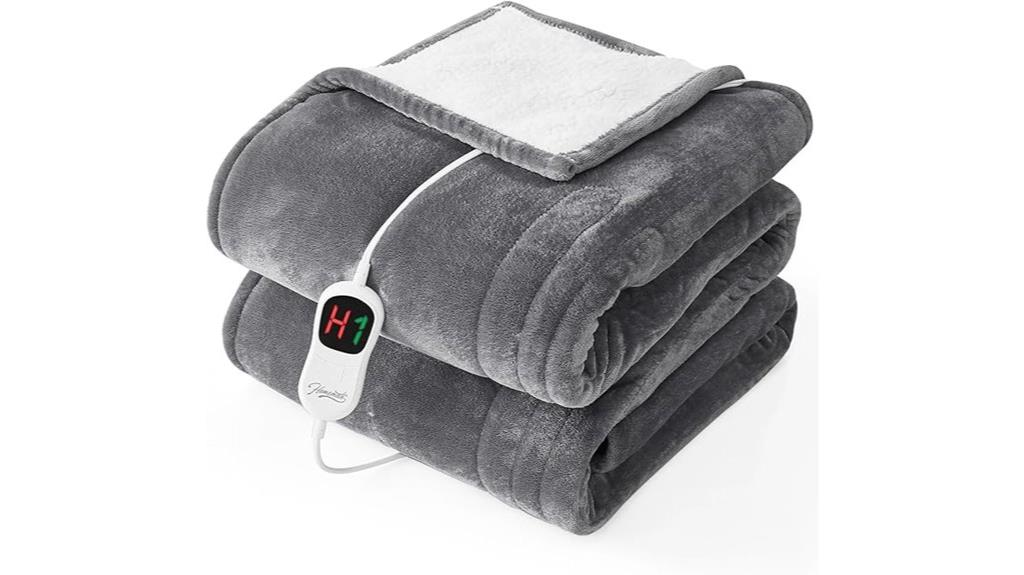 twin size heated blanket