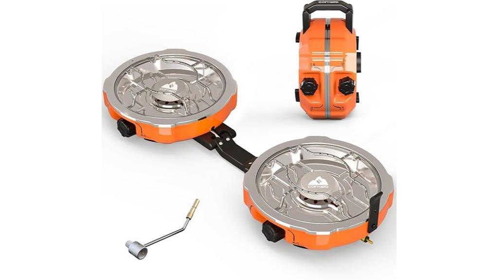 two burner propane stove