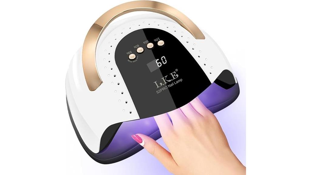 uv nail lamp with beads