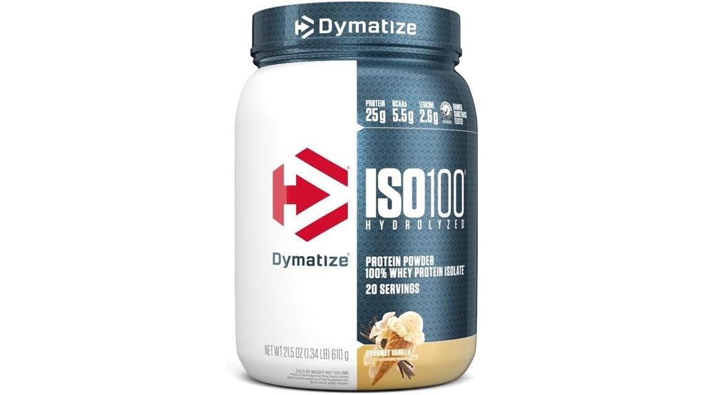 vanilla flavored whey isolate
