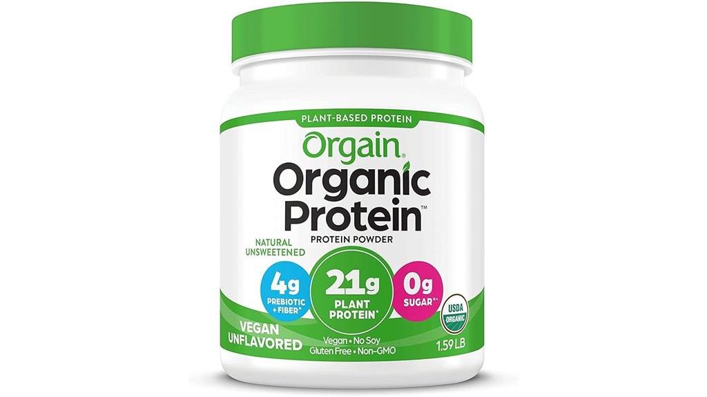 vegan protein powder weight
