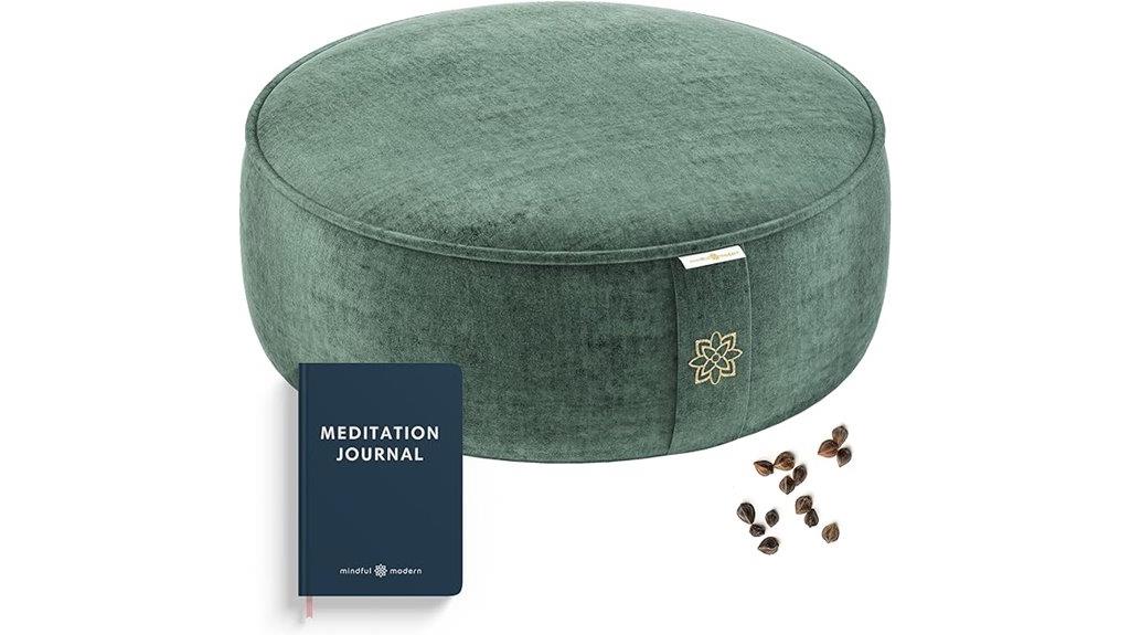 velvet washable meditation cushion