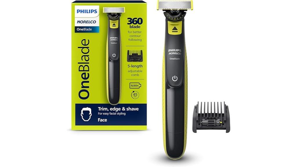 versatile face trimmer shaver