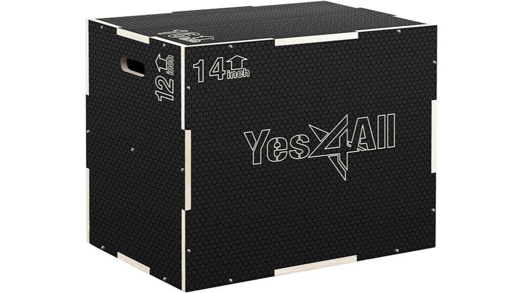 versatile non slip plyo box