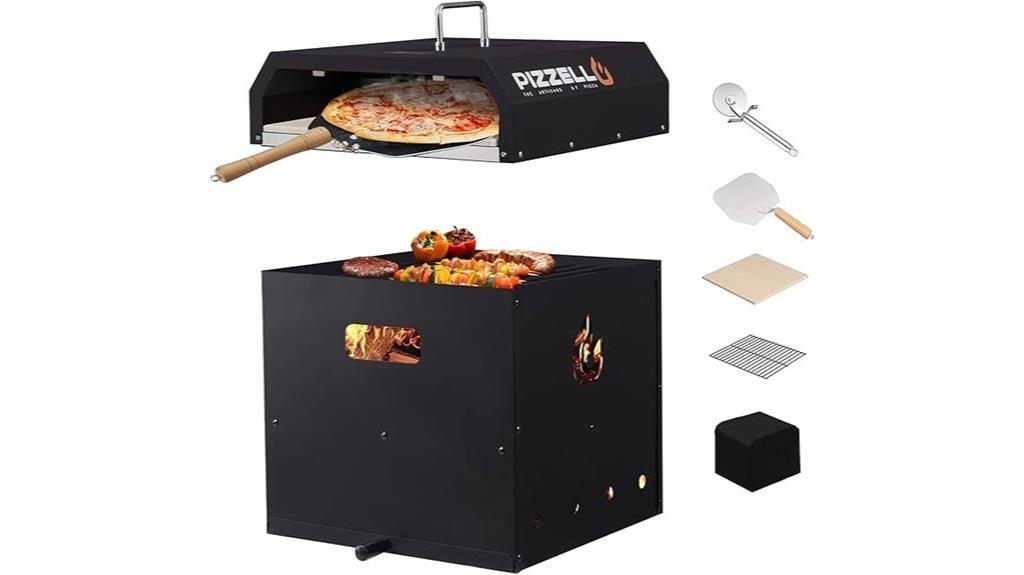 versatile outdoor pizza cooker
