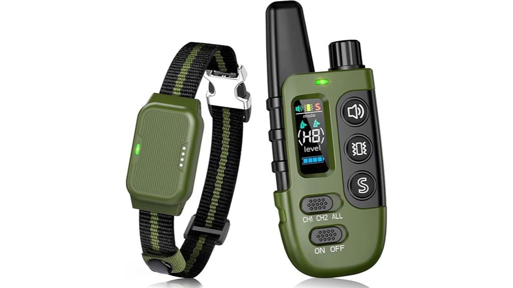 waterproof rechargeable dog shock collar
