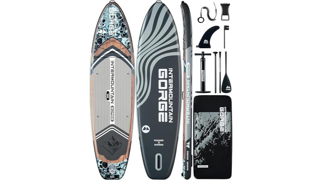 wide 11x34 inflatable paddleboard