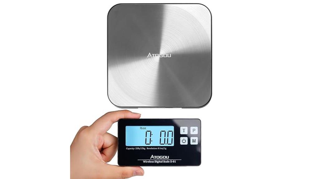 wireless 33lb kitchen scale