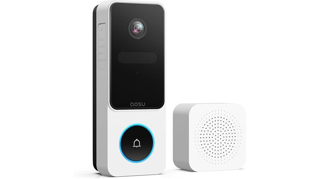 wireless doorbell camera with smart detection