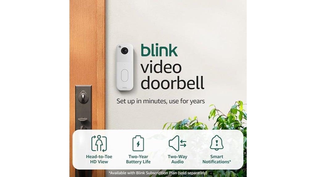 wireless doorbell security system