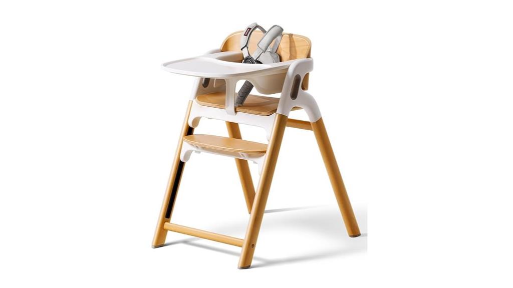wooden high chair for all